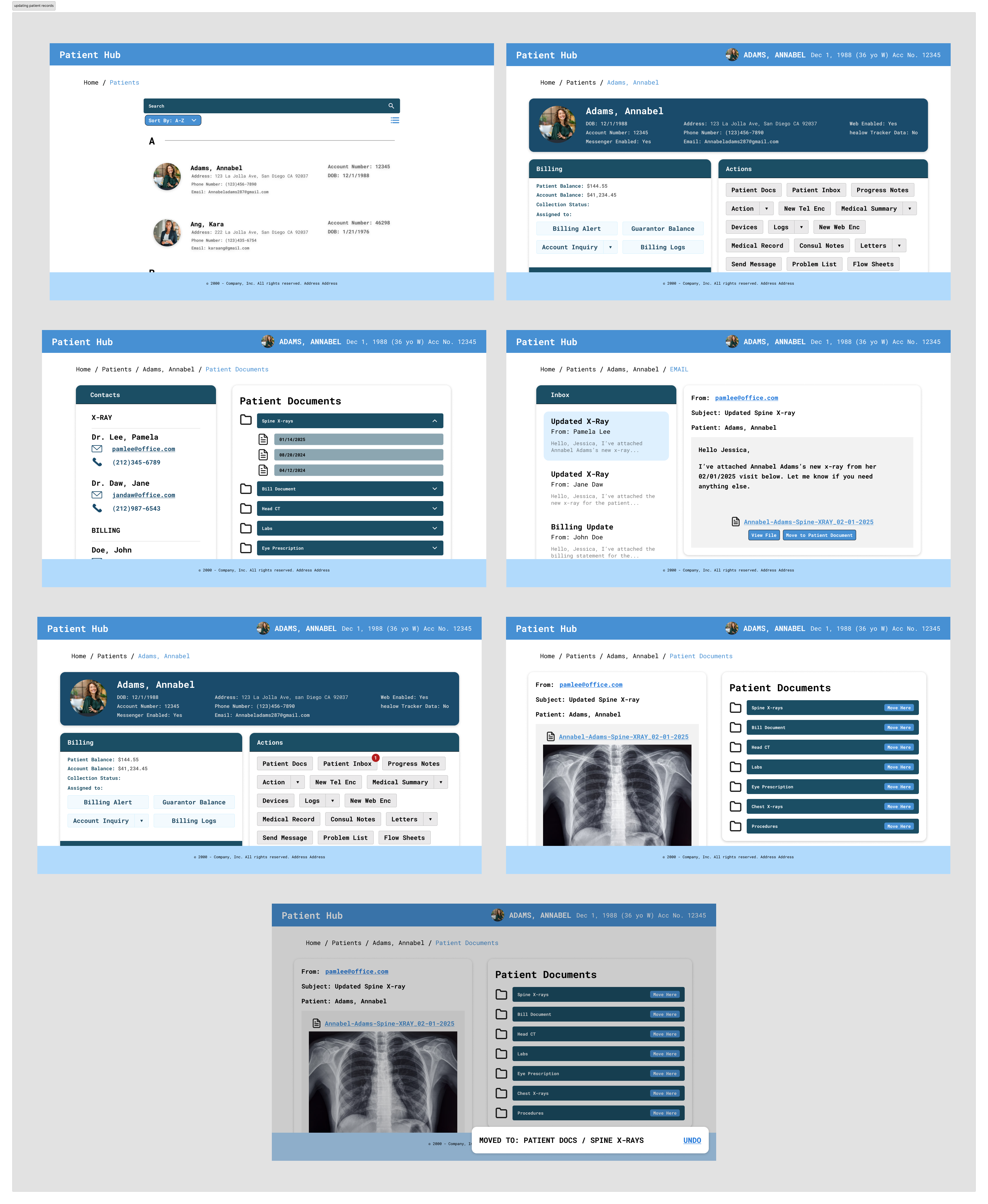 High Fidelity Prototype Flow
